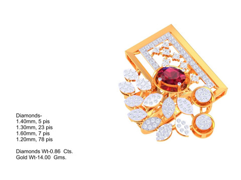 Printable 3D jewelry model of Lady diamond ring Model 3D