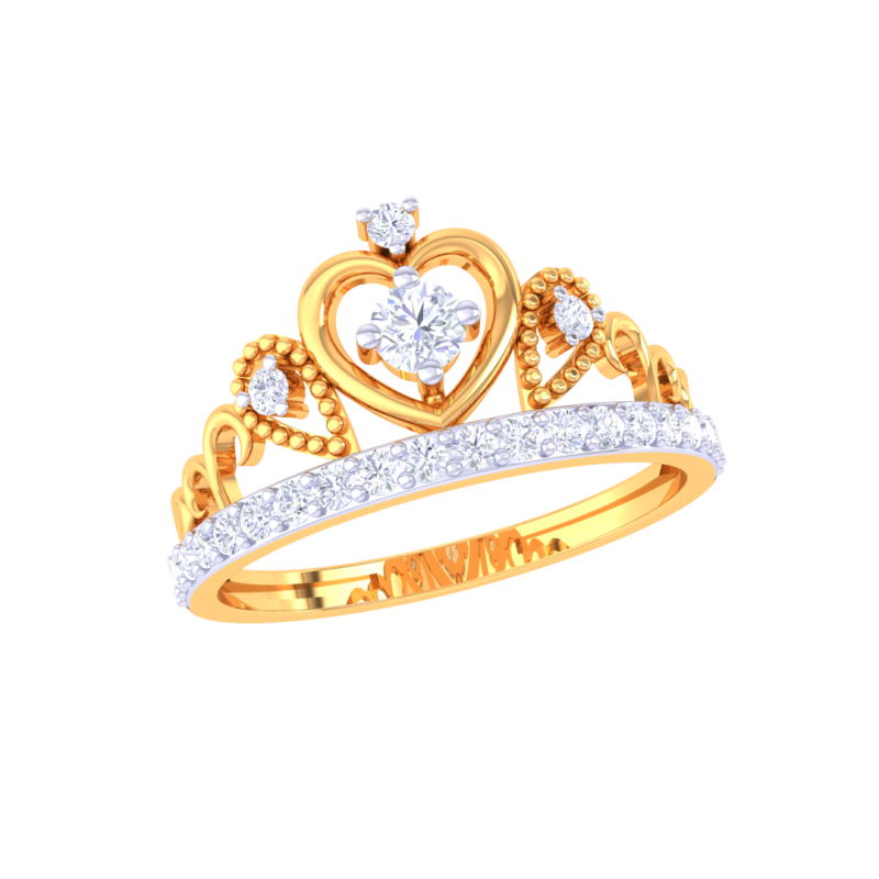 Printable 3D jewelry model of Lady diamond ring 3D Модель .c4d .max .obj .3ds .fbx .stl .blend