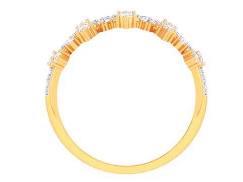 Printable 3D jewelry model of Lady diamond ring 3D Model