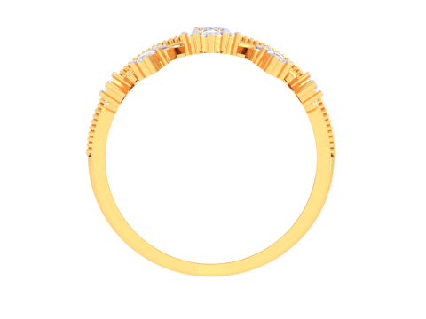 Printable 3D jewelry model of Lady diamond ring 3D Model