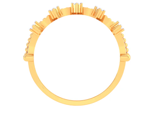 Printable 3D jewelry model of Lady diamond ring 3D Model