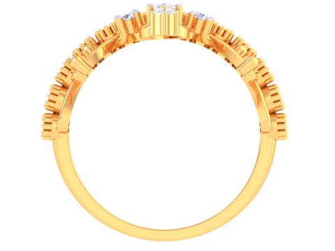 Printable 3D jewelry model of Lady diamond ring 3Dモデル