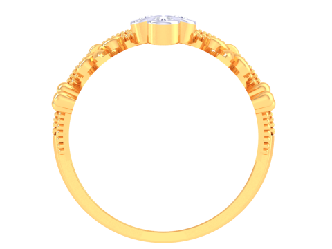 Printable 3D jewelry model of Lady diamond ring 3D Модель