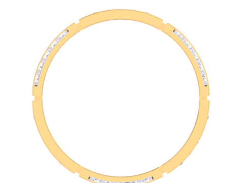 Printable 3D jewelry model of Lady diamond ring Modelo 3D