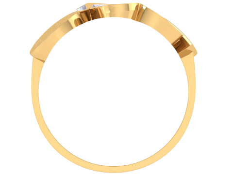 Printable 3D jewelry model of Lady diamond ring 3D 模型