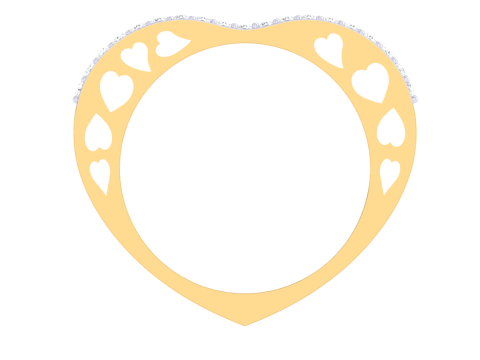 Printable 3D jewelry model of Lady diamond ring 3Dモデル