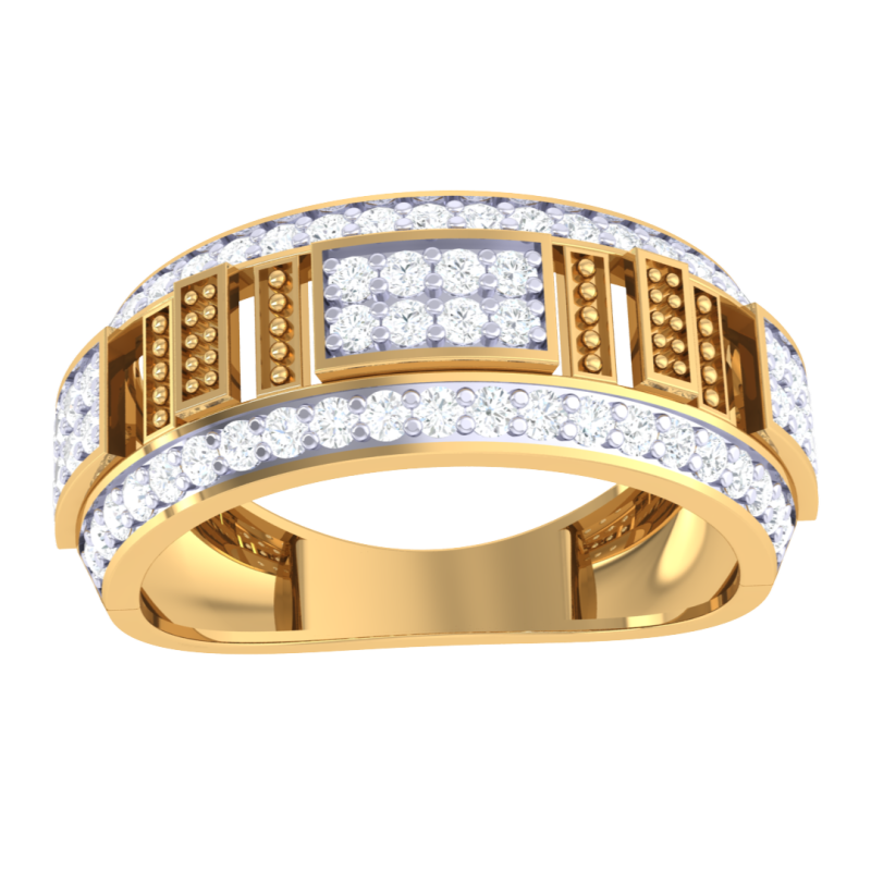 Printable 3D jewelry model of Lady diamond ring 3D Modell .c4d .max .obj .3ds .fbx .stl .blend