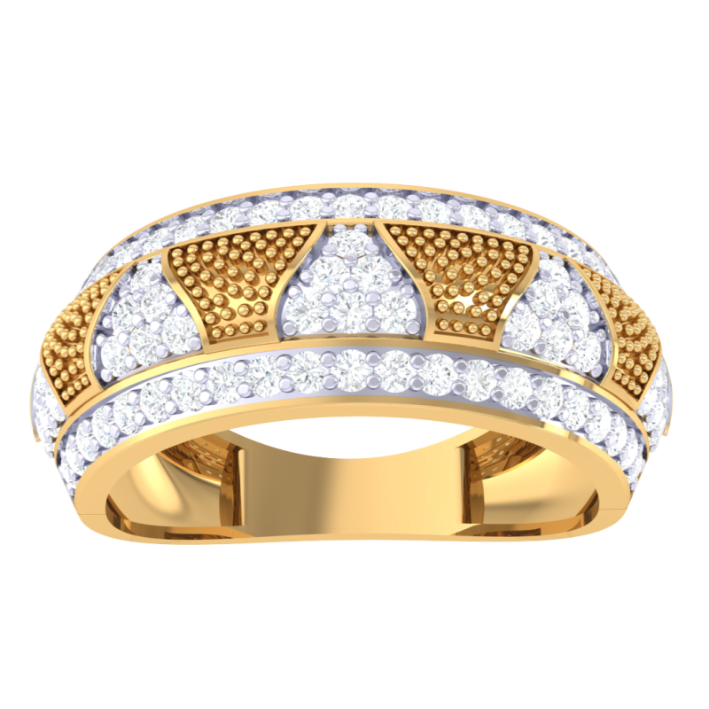 Printable 3D jewelry model of Lady diamond ring Model 3D .c4d .max .obj .3ds .fbx .stl .blend