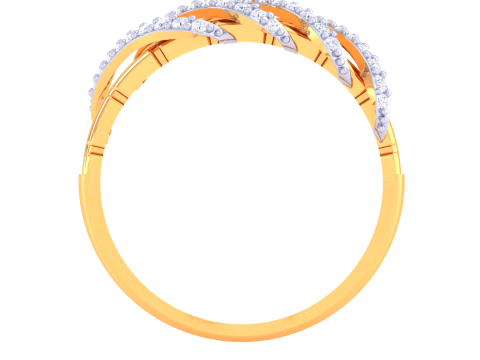 Printable 3D jewelry model of Lady diamond ring Model 3D
