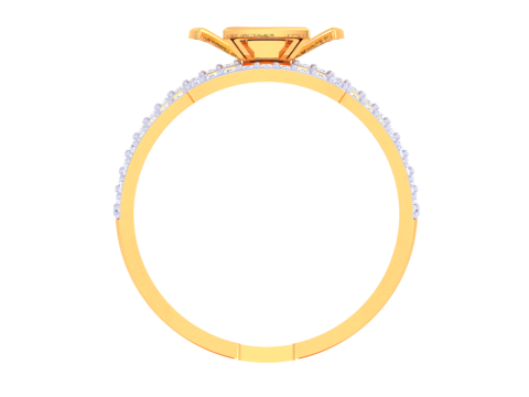 Printable 3D jewelry model of Lady diamond ring Model 3D