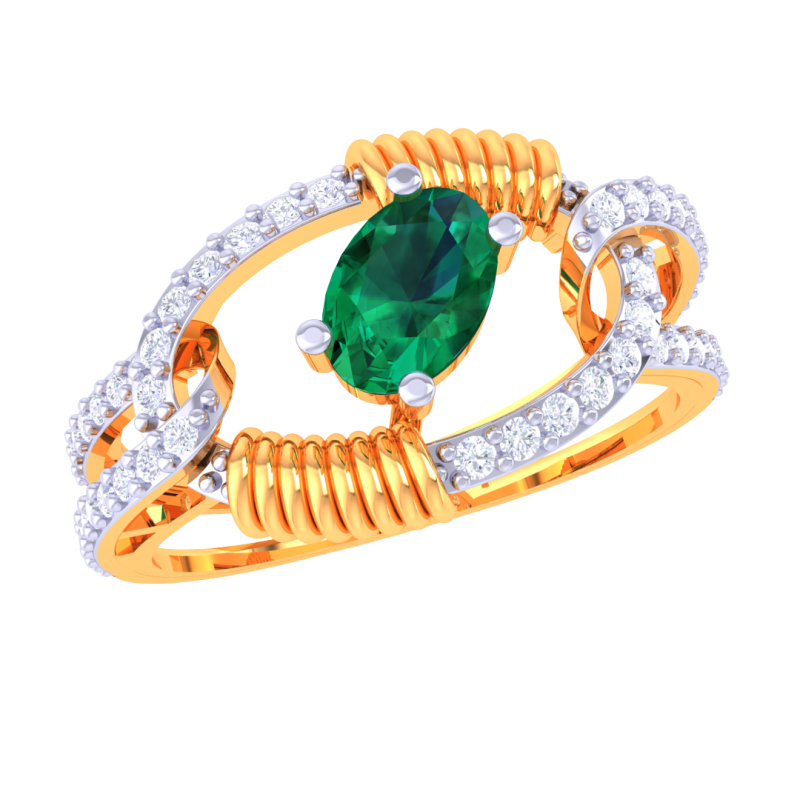 Printable 3D jewelry model of Lady diamond ring Model 3D .c4d .max .obj .3ds .fbx .stl .blend