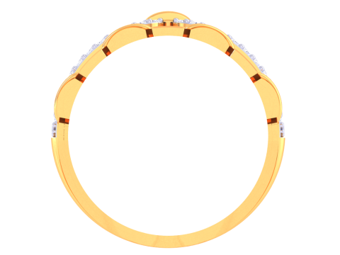Printable 3D jewelry model of Lady diamond ring Modello 3D