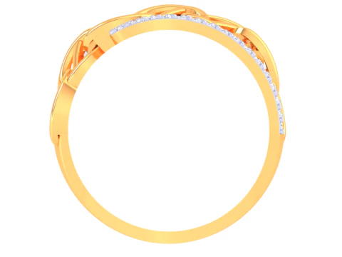 Printable 3D jewelry model of Lady diamond ring 3D Model