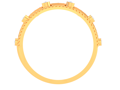 Printable 3D jewelry model of Lady diamond ring Model 3D
