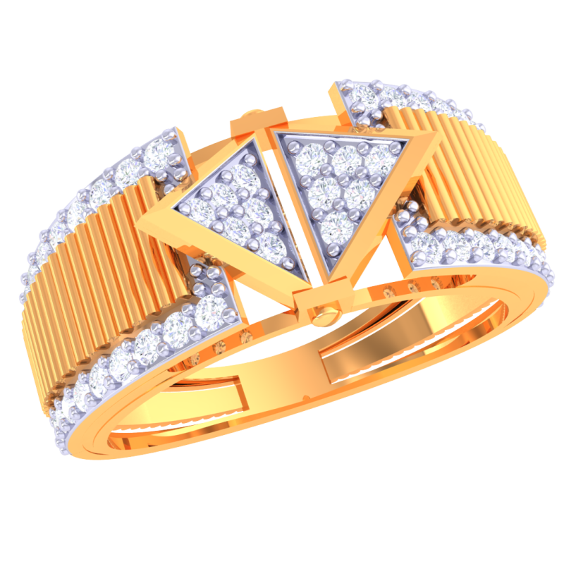 Printable 3D jewelry model of Lady diamond ring 3D 모델 .c4d .max .obj .3ds .fbx .stl .blend