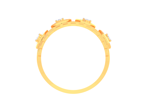 Printable 3D jewelry model of Lady diamond ring 3D Model