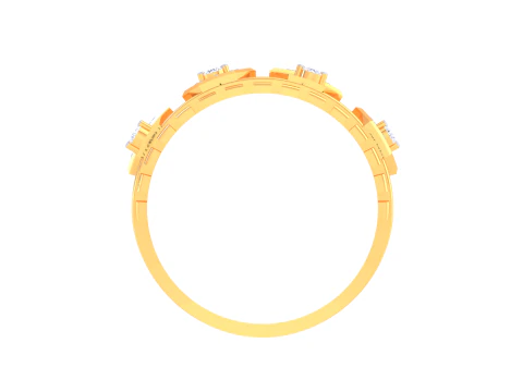 Printable 3D jewelry model of Lady diamond ring 3D Model