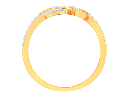 Printable 3D jewelry model of Lady diamond ring Model 3D