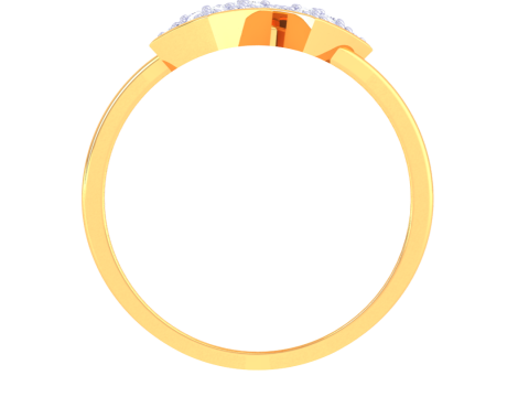 Printable 3D jewelry model of Lady diamond ring Model 3D