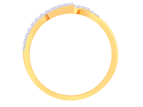 Printable 3D jewelry model of Lady diamond ring 3D Model