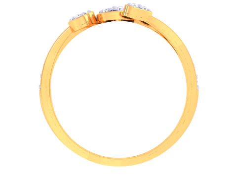 Printable 3D jewelry model of Lady diamond ring 3D Model