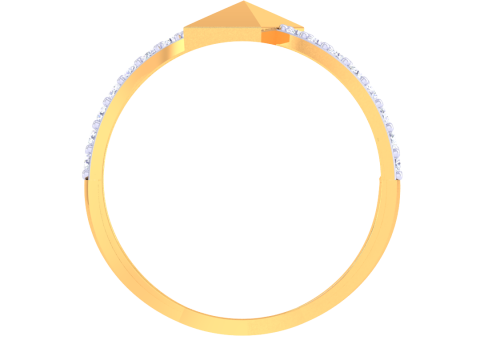 Printable 3D jewelry model of Lady diamond ring 3D Model