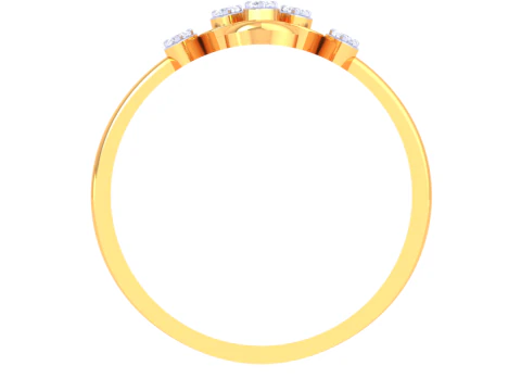 Printable 3D jewelry model of Lady diamond ring 3D Model