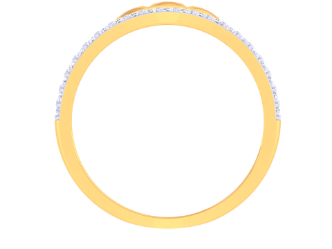 Printable 3D jewelry model of Lady diamond ring 3Dモデル