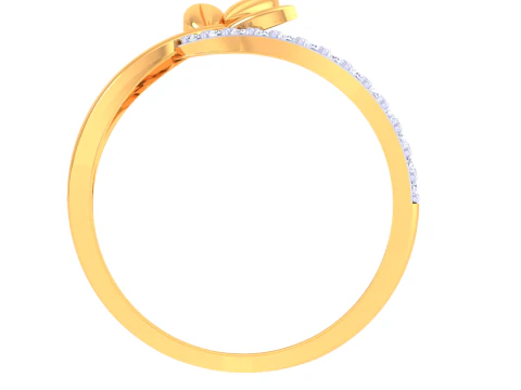 Printable 3D jewelry model of Lady diamond ring 3D Model