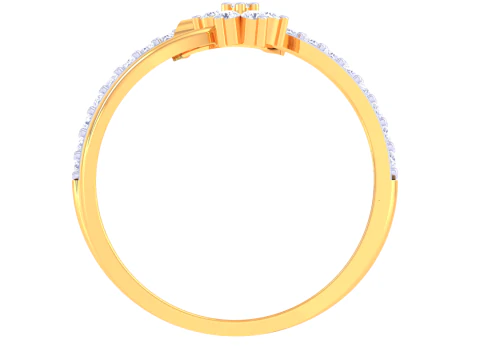 Printable 3D jewelry model of Lady diamond ring 3D Model