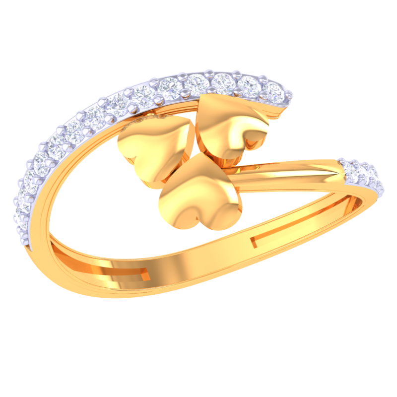 Printable 3D jewelry model of Lady diamond ring Model 3D .c4d .max .obj .3ds .fbx .stl .blend