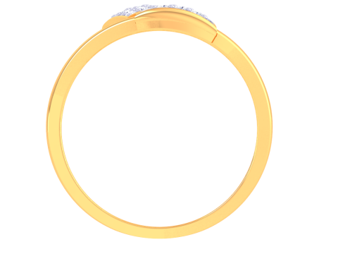 Printable 3D jewelry model of Lady diamond ring 3D Model