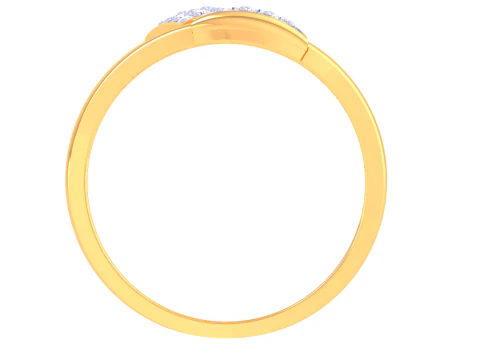 Printable 3D jewelry model of Lady diamond ring 3D Model