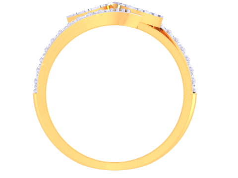Printable 3D jewelry model of Lady diamond ring 3D मॉडल