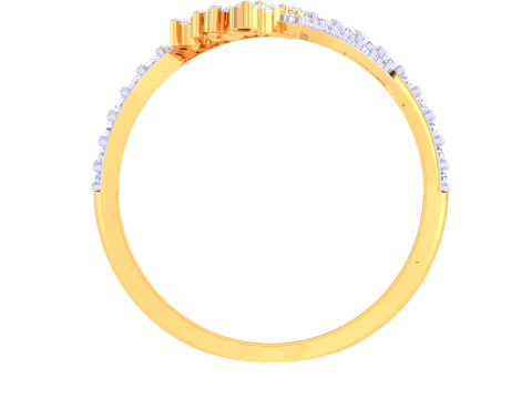 Printable 3D jewelry model of Lady diamond ring Model 3D