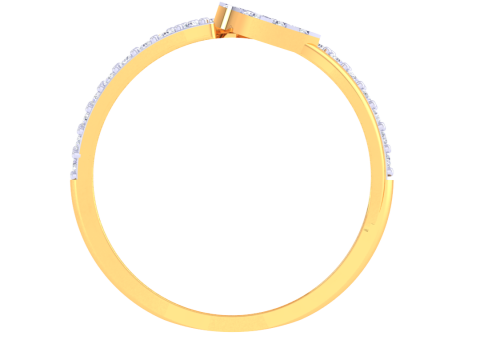 Printable 3D jewelry model of Lady diamond ring 3D Model