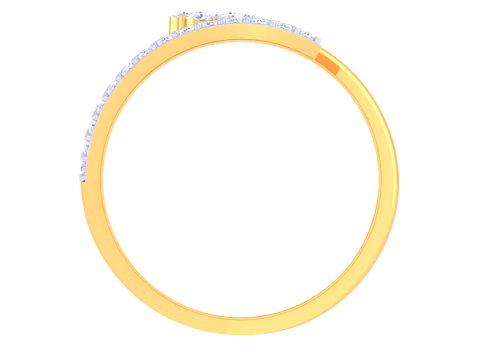 Printable 3D jewelry model of Lady diamond ring 3D Model