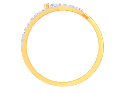 Printable 3D jewelry model of Lady diamond ring 3D Model
