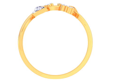 Printable 3D jewelry model of Lady diamond ring Modèle 3D