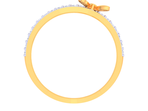 Printable 3D jewelry model of Lady diamond ring Modello 3D