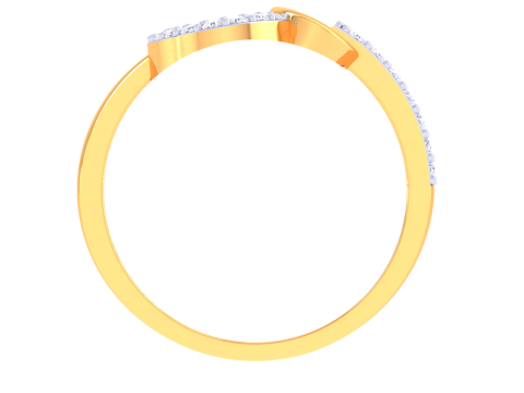 Printable 3D jewelry model of Lady diamond ring 3D Model