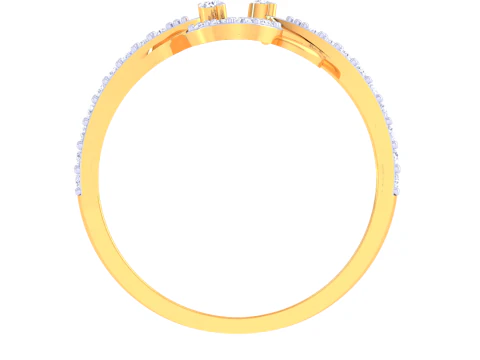 Printable 3D jewelry model of Lady diamond ring 3D Model