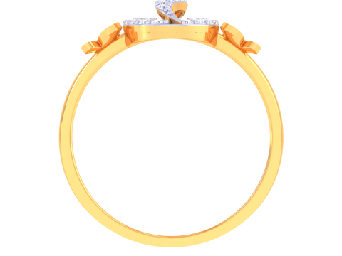 Printable 3D jewelry model of Lady diamond ring 3D 模型