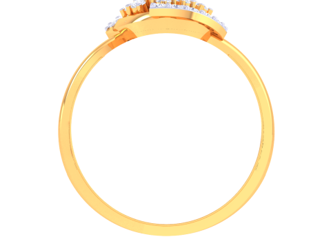 Printable 3D jewelry model of Lady diamond ring Model 3D