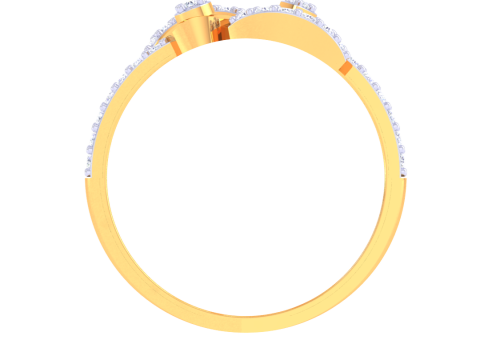 Printable 3D jewelry model of Lady diamond ring Modèle 3D