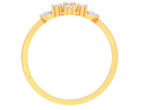 Printable 3D jewelry model of Lady diamond ring 3D Model