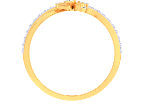 Printable 3D jewelry model of Lady diamond ring Model 3D