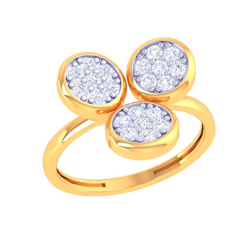 Printable 3D jewelry model of Lady diamond ring Model 3D .c4d .max .obj .3ds .fbx .stl .blend