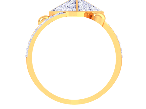 Printable 3D jewelry model of Lady diamond ring 3D Модель