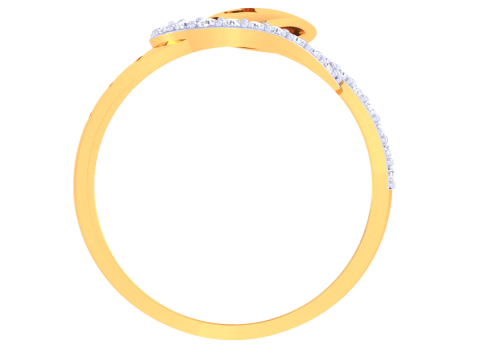Printable 3D jewelry model of Lady diamond ring 3D Модель